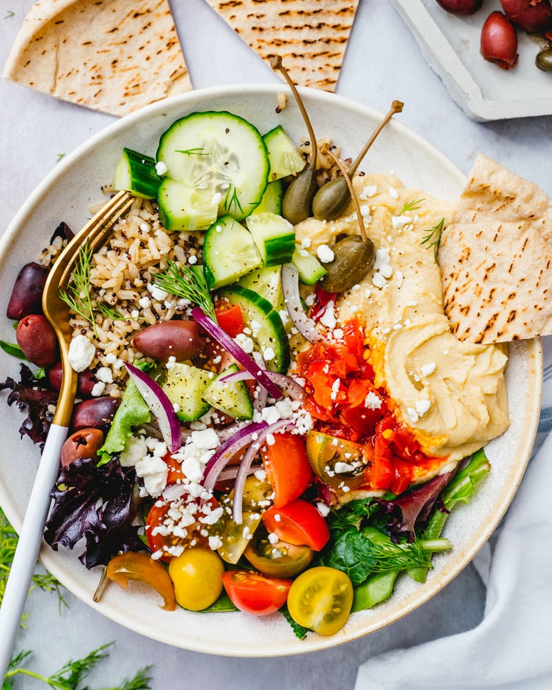 Quick Hummus Bowls